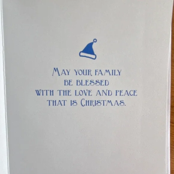 DAV Christmas Greeting Cards Set of 4 Decorative Santa Claus Snowman Multicolor - Picture 4 of 9